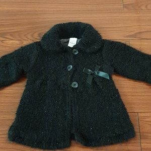Zara Baby black soft coat